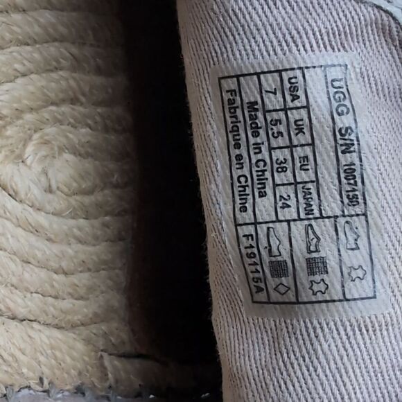 UGG Australia Sandrinne Calf Scale Genuine Leather Loafers Slip-Ons Casual Us7 - Picture 11 of 15